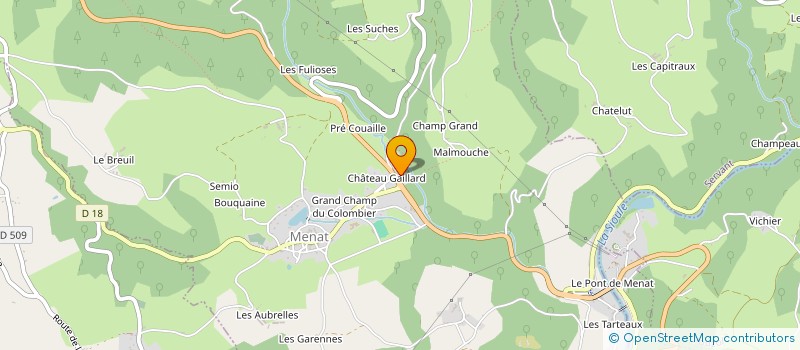 localisation de l'entreprise CAPIDANH63  MENAT