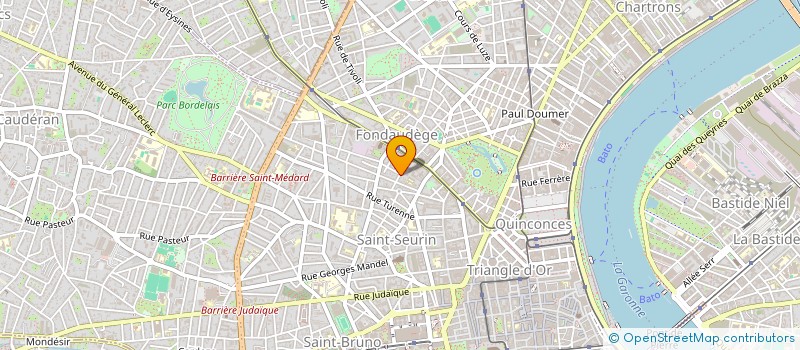 localisation de l'entreprise CAPIEM à BORDEAUX