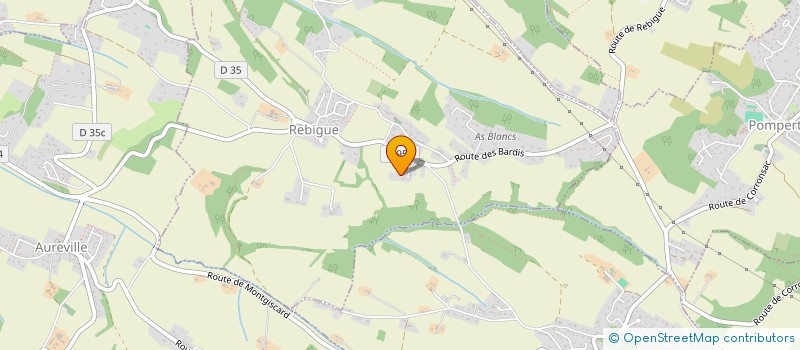 localisation de l'entreprise CAPIFEU  REBIGUE