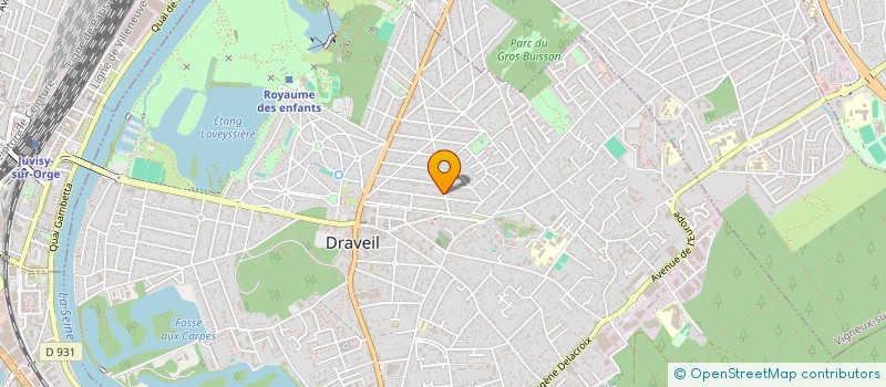 localisation de l'entreprise CAPIFLORE à DRAVEIL
