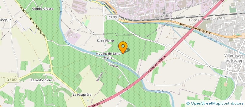 localisation de l'entreprise CAPIFRUIT à BEZIERS