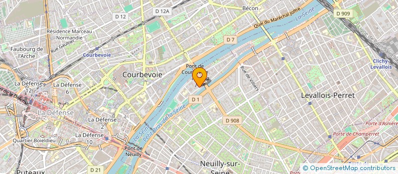 localisation de l'entreprise CAPIGERE à NEUILLY-SUR-SEINE