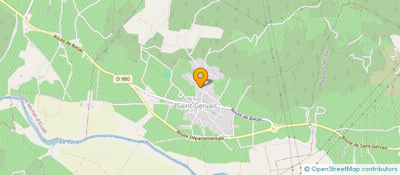 localisation de l'entreprise CAPIJE  SAINT-GERVAIS