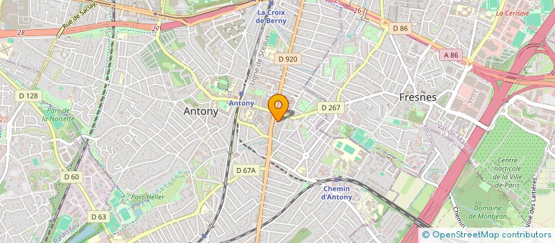 localisation de l'entreprise CAPIL'OR à ANTONY