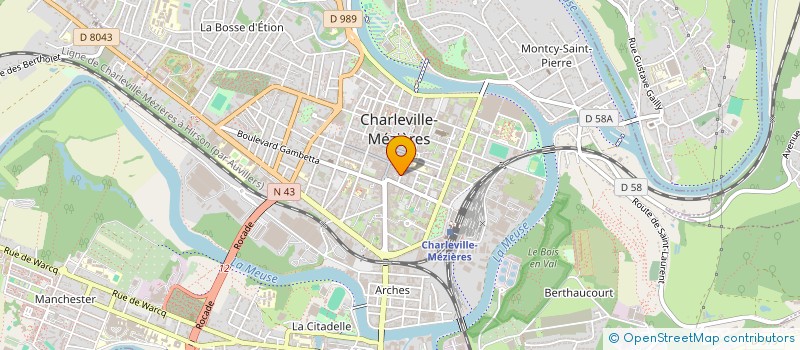 localisation de l'entreprise CAPILA à CHARLEVILLE-MEZIERES
