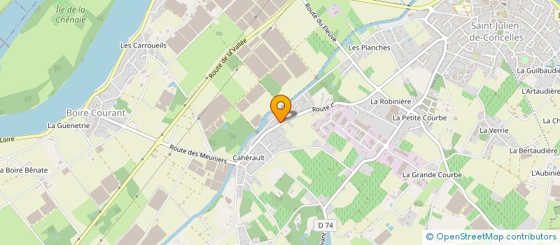 localisation de l'entreprise CAPILAIME à SAINT-JULIEN-DE-CONCELLES