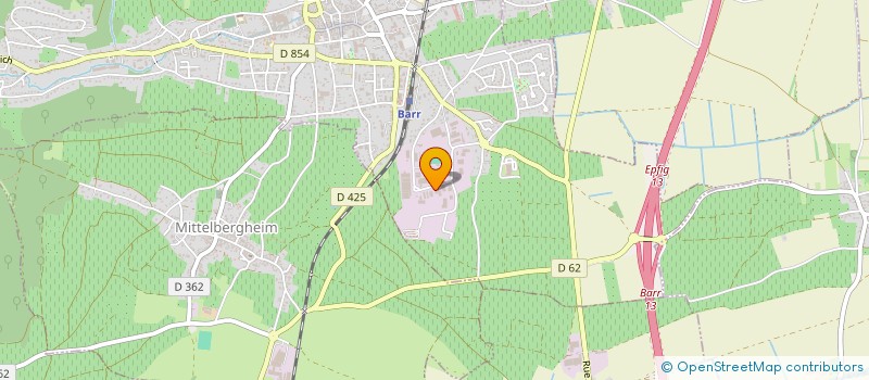 localisation de l'entreprise CAPILOC  BARR