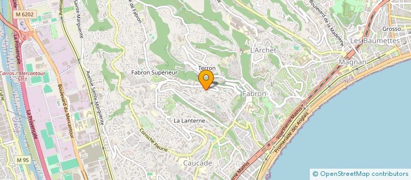 localisation de l'entreprise CAPIM à NICE