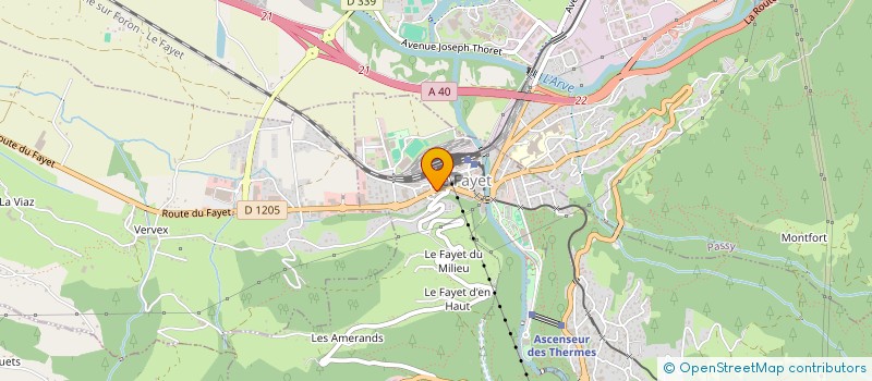 localisation de l'entreprise CAPIMA  SAINT-GERVAIS-LES-BAINS