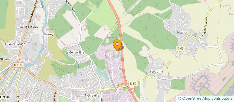 localisation de l'entreprise CAPIMAT à EVREUX