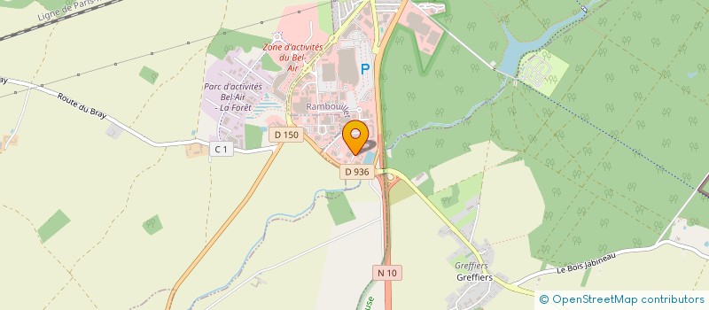 localisation de l'entreprise CAPIMEL  RAMBOUILLET