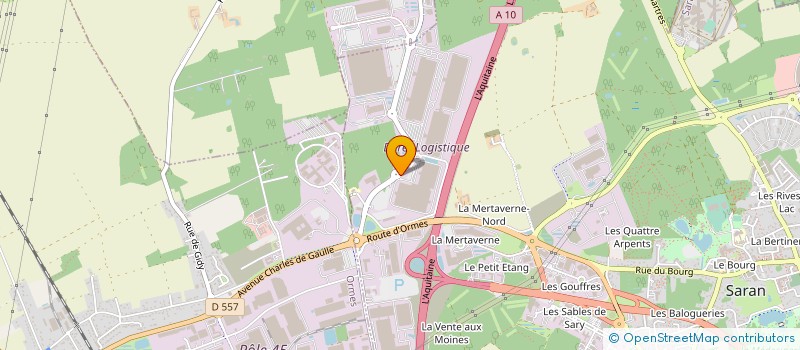 localisation de l'entreprise CAPIMHO TRELISSAC à SARAN