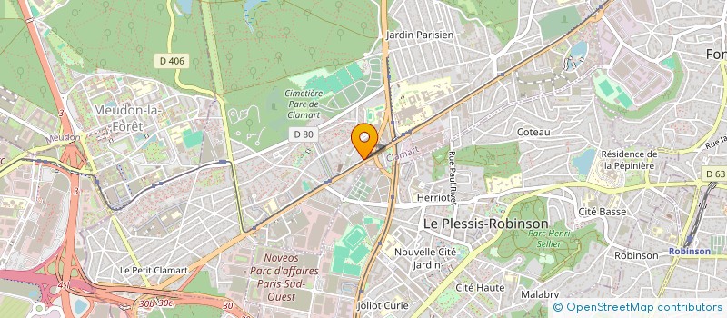 localisation de l'entreprise CAPINFOR à CLAMART