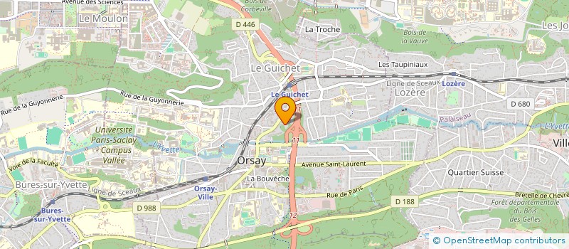 localisation de l'entreprise CAPINITIAL 4 à ORSAY