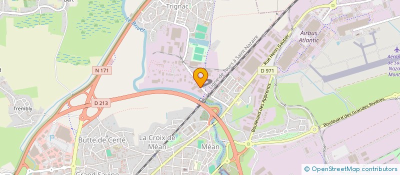 localisation de l'entreprise CAPINVEST  TRIGNAC