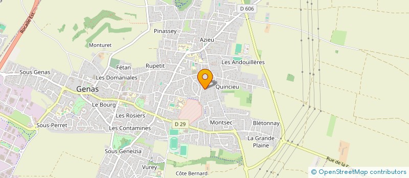 localisation de l'entreprise CAPINVOG FINANCES  GENAS