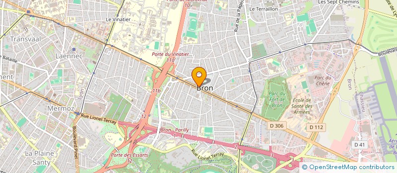 localisation de l'entreprise CAPIRO  BRON