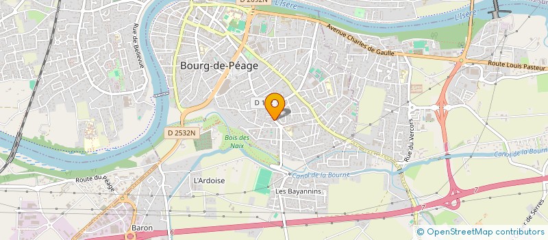 localisation de l'entreprise CAPISAURE  BOURG-DE-PEAGE