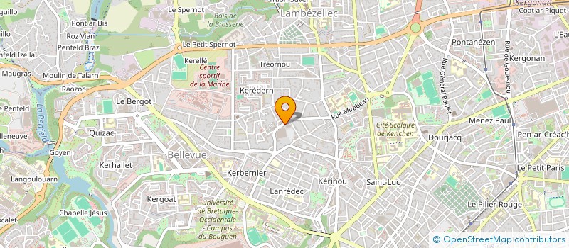 localisation de l'entreprise CAPISEN à BREST