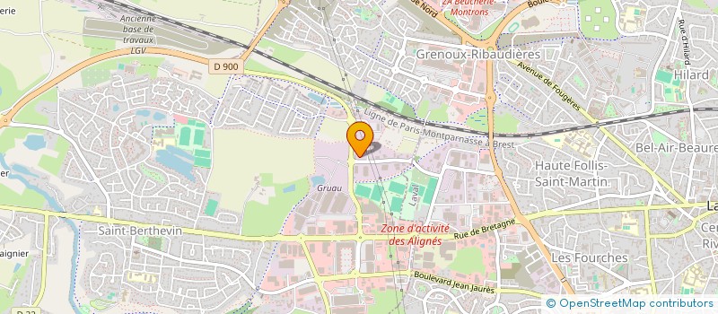 localisation de l'entreprise CAPISORE  SAINT-BERTHEVIN