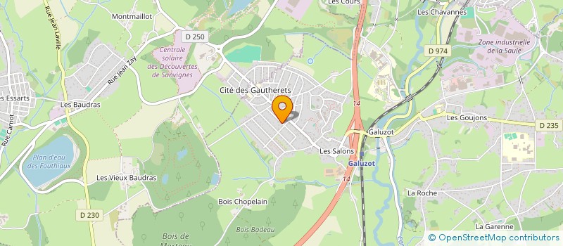 localisation de l'entreprise CAPISTONE  SAINT-VALLIER