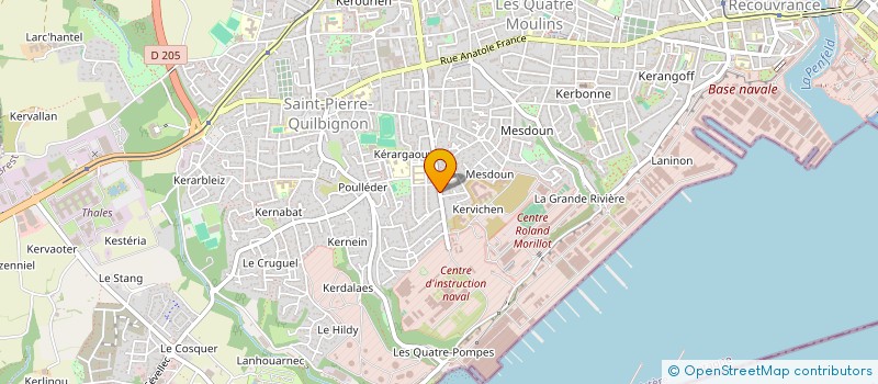 localisation de l'entreprise CAPITAINE  BREST