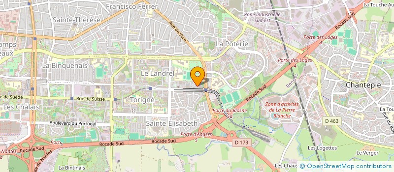 localisation de l'entreprise CAPITAINE CHAUSSETTE  RENNES