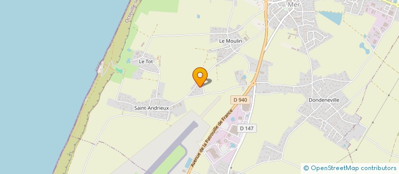 localisation de l'entreprise CAPITAINE COCORICO  OCTEVILLE-SUR-MER