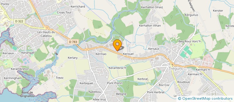 localisation de l'entreprise CAPITAINE D  TREGUNC