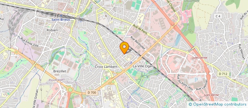 localisation de l'entreprise CAPITAINE DES ETOILES PERDUES  SAINT-BRIEUC