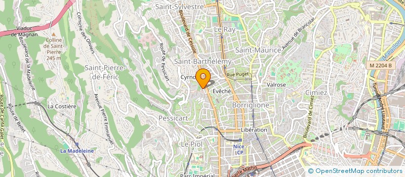 localisation de l'entreprise CAPITAINE ET MANAGEMENT YACHT  NICE