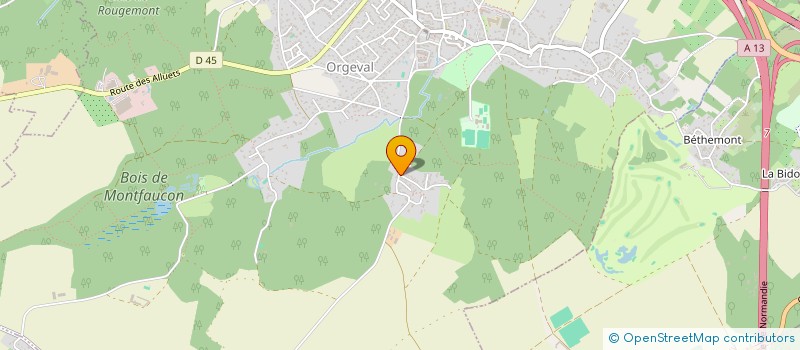 localisation de l'entreprise CAPITAINE PAOLO  ORGEVAL