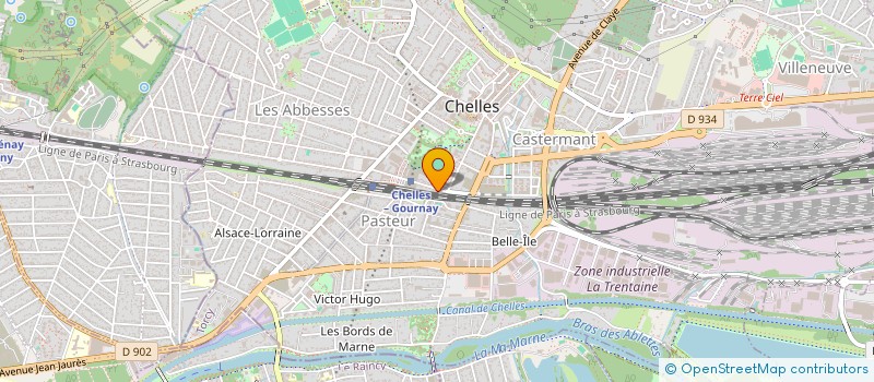 localisation de l'entreprise CAPITAL à CHELLES