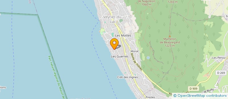 localisation de l'entreprise CAPITAL  VEYRIER-DU-LAC