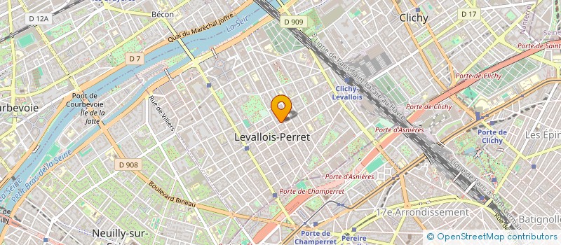 localisation de l'entreprise CAPITAL 770 à CLICHY