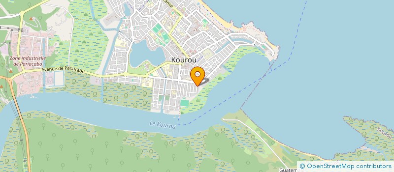 localisation de l'entreprise CAPITAL  KOUROU