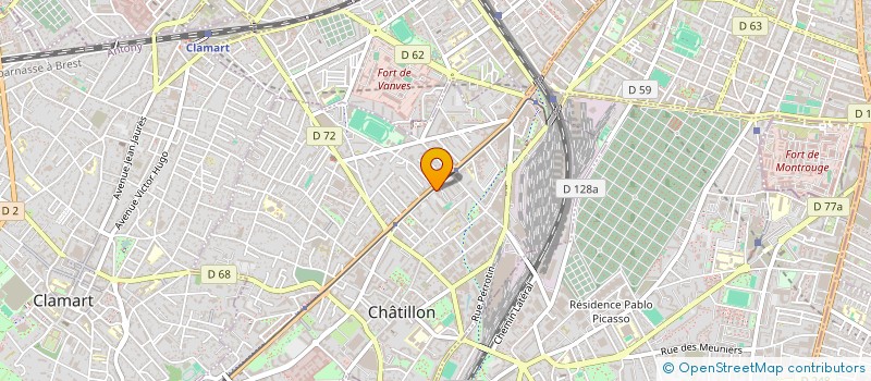 localisation de l'entreprise CAPITAL A VENIR à CHATILLON
