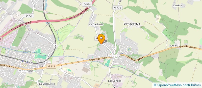 localisation de l'entreprise CAPITAL AUTOMOBILES  BEAUPUY