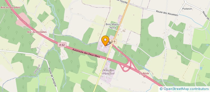 localisation de l'entreprise CAPITAL BOIS  AILLAS