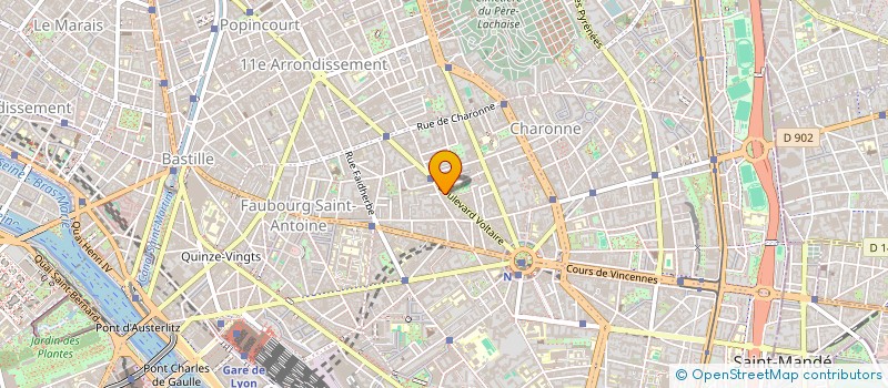 localisation de l'entreprise CAPITAL C  PARIS