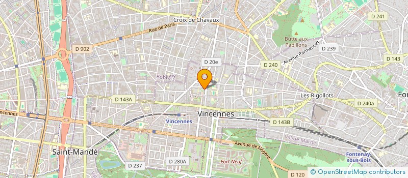 localisation de l'entreprise CAPITAL CAR SERVICE à VINCENNES