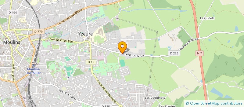 localisation de l'entreprise CAPITAL CHALOT IMMOBILIER  YZEURE