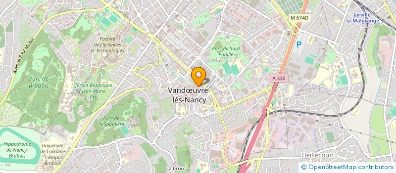 localisation de l'entreprise CAPITAL COMMUNICATION  VANDUVRE-LES-NANCY