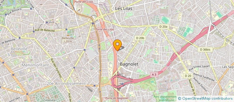 localisation de l'entreprise CAPITAL CONSEIL & SERVICES à BAGNOLET