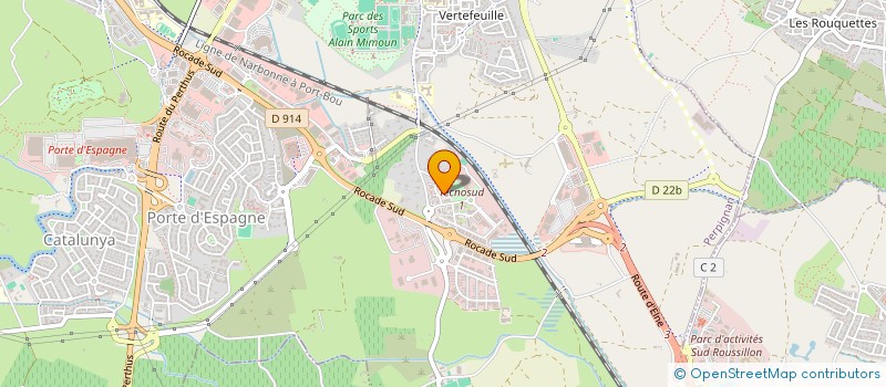 localisation de l'entreprise CAPITAL CONSEIL @UDIT  PERPIGNAN