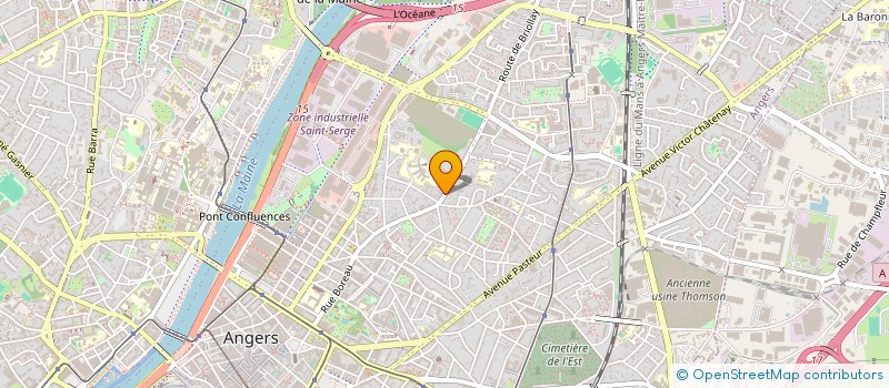 localisation de l'entreprise CAPITAL COUVERTURE à ANGERS