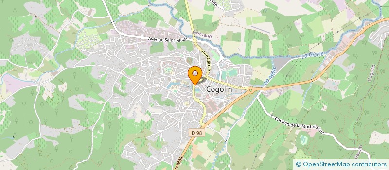 localisation de l'entreprise CAPITAL EVASION à COGOLIN