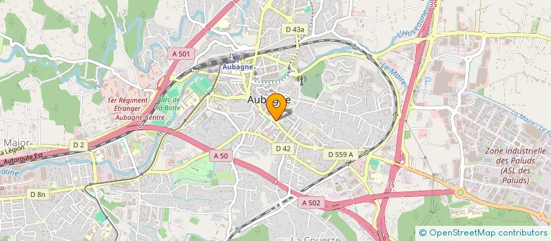 localisation de l'entreprise CAPITAL EVOLUTION FINANCEMENT à AUBAGNE