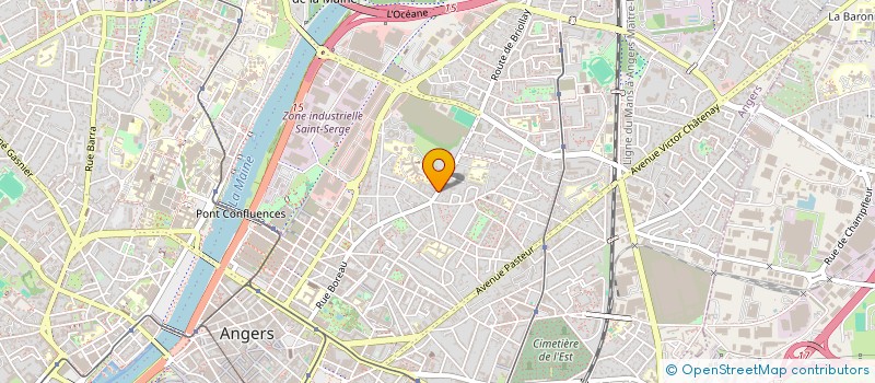 localisation de l'entreprise CAPITAL GROUPES à ANGERS