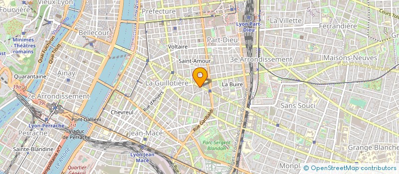 localisation de l'entreprise CAPITAL IMAGE  LYON